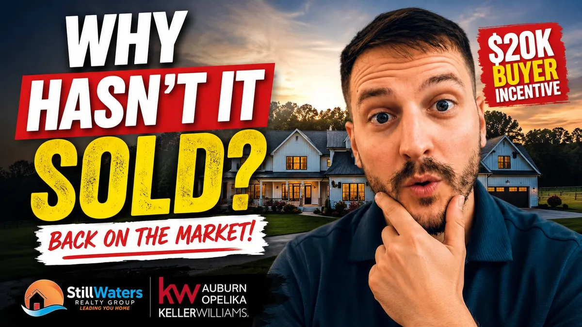 David Knapp beside the headline “Why hasn’t it sold? Back on the market”