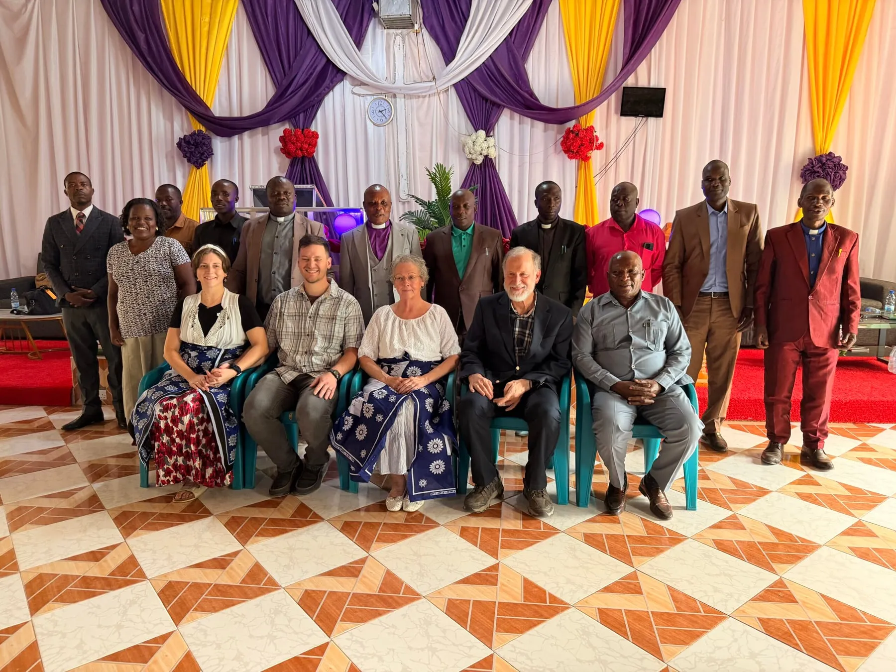 David Knapp meeting people during his trip to East Africa